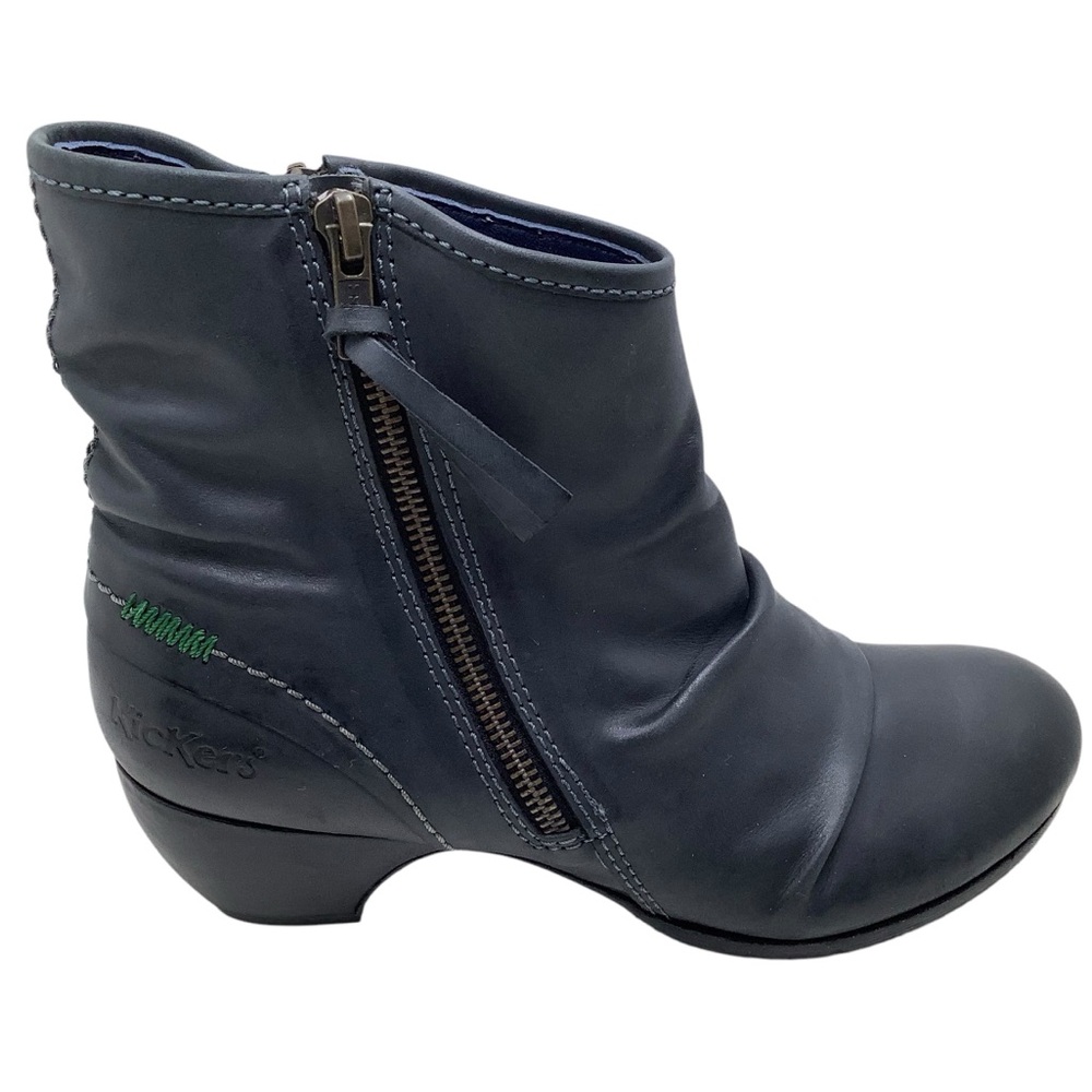 {Kickers} Leather Elsoft Ankle Bootie